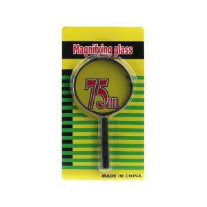 Лупа 75мм классик на блистере 2х кратная для домашнего использования