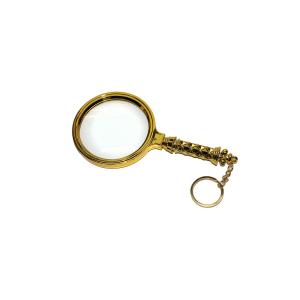 Лупа 80мм Gold оправа. ручка. брелок