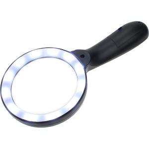 Лупа 85мм 10х подсветка 12свд 3ААА