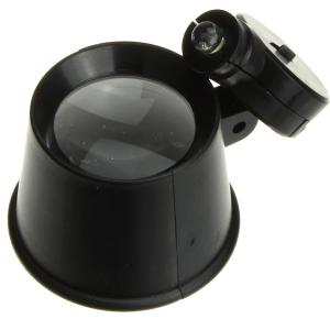 Лупа часовая 15х с подсветкой 