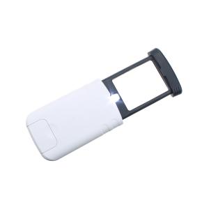 Лупа ювелирная 4Х 35х45мм, подсветка 1свд раздвижная Следопыт