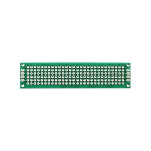 Макетная плата 20*80мм PCB G43 2.54мм (упаковка 2шт) двухсторонняя