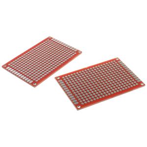 Макетная плата 40*60мм PCB G45 2.54мм (упаковка 2шт) двухсторонняя