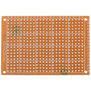 Макетная плата 50*70мм PCB G39 2.54мм (упаковка 2шт) односторонняя