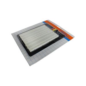 Макетная плата без пайки 1680 точек ZY-W204 с клеммами питания 170*130*8.5мм