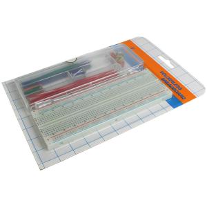 Макетная плата без пайки 830 точек ZY-102 (с набором перемычек ZYJ-140) 166*55*8.2мм 