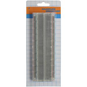 Макетная плата без пайки 830 точек ZYJ-102 прозрачная 166*55*8.5мм