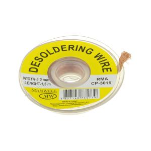 Медная лента для удаления припоя 3мм 1.5м