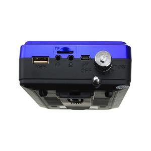 Мегафон K863 головной USB/microSD, радио, bluetooch, синий