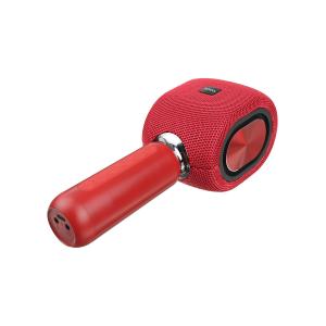 Микрофон караоке BK8 Hoco c Bluetooth, красный