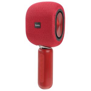 Микрофон караоке BK8 Hoco c Bluetooth, красный