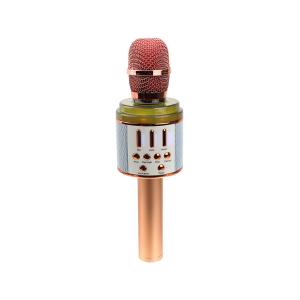 Микрофон караоке K068 Magic Karaoke c Bluetooth, rose gold