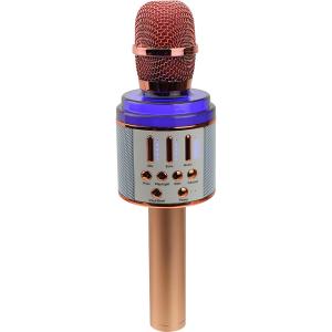 Микрофон караоке K068 Magic Karaoke c Bluetooth, rose gold