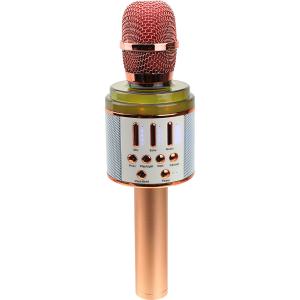 Микрофон караоке K068 Magic Karaoke c Bluetooth, rose gold