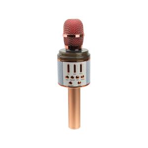 Микрофон караоке K068 Magic Karaoke c Bluetooth, rose gold