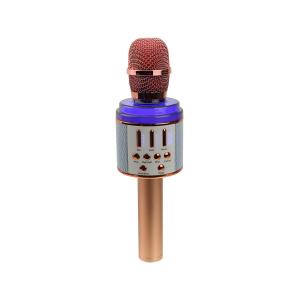 Микрофон караоке K068 Magic Karaoke c Bluetooth, rose gold