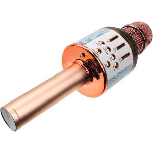 Микрофон караоке K068 Magic Karaoke c Bluetooth, rose gold