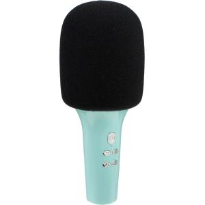 Микрофон караоке K9 microSD, bluetooth, встроенная колонка, голубой