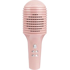 Микрофон караоке K9 microSD, bluetooth, встроенная колонка, розовый