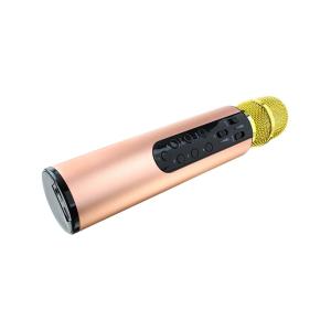 Микрофон караоке M6 c Bluetooth, бронзовый