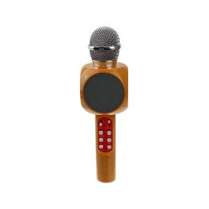 Микрофон караоке WS-1816 Magic Karaoke c Bluetooth, коричневый