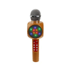 Микрофон караоке WS-1816 Magic Karaoke c Bluetooth, коричневый