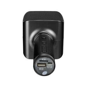 Микрофон караоке YS-68 USB/microSD встроенная колонка, черный