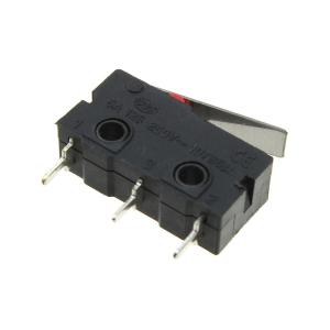 Микропереключатель 19.8*10.6*6.4мм SM5-02N-25G, 3А, 250В VAC, рычаг 14.5мм, Ruichi