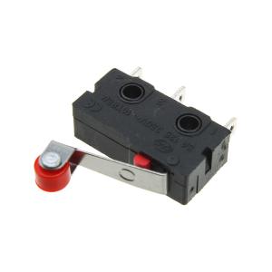Микропереключатель 19.8*10.6*6.4мм SM5-05N-45G, 3А, 250В VAC, рычаг с роликом, Ruichi