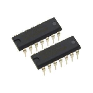 Микросхема 74ACT04N (ЛН1) DIP14 Texas (упаковка 2шт)