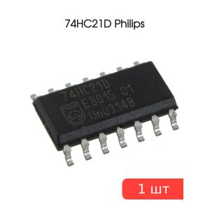 Микросхема 74HC21D (ЛИ6) SO14 Philips