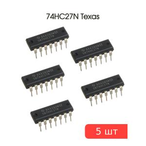 Микросхема 74HC27N (ЛЕ4) DIP14 Texas (упаковка 5шт)