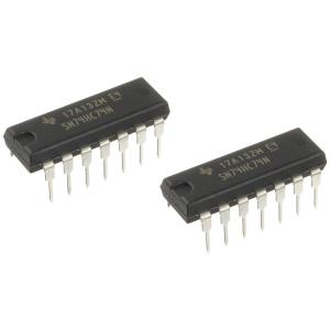 Микросхема 74HC74N (ТМ2) DIP14 Texas (упаковка 2шт)