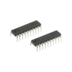 Микросхема 74HCT240N (АП3) DIP20 Texas (упаковка 2шт)