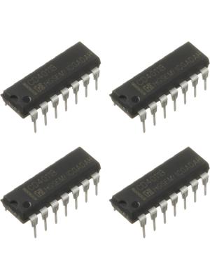 Микросхема CD4011BE (ЛА7) DIP14 HGSEMI (упаковка 4шт)