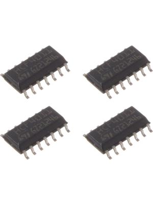 Микросхема HCF4011BM (ЛА7) SO14 STM (упаковка 4шт)