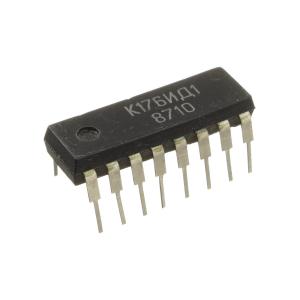 Микросхема К176ИД1, DIP16