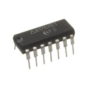 Микросхема К176ИЕ1, DIP14