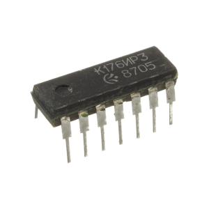 Микросхема К176ИР3, DIP14