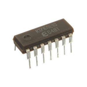 Микросхема К176ЛЕ10, DIP14