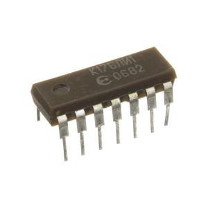 Микросхема К176ЛИ1, DIP14