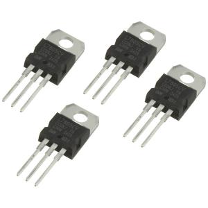 Микросхема L7805CV TO-220 UMW (упаковка 4шт) 5В 1.2А