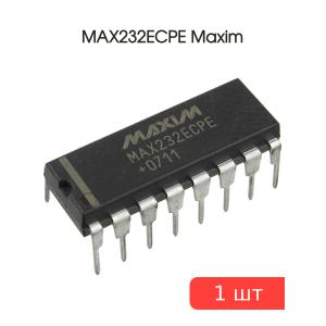 Микросхема MAX232ECPE DIP16 Maxim