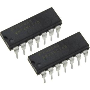 Микросхема MM74HC14N DIP14 (упаковка 2шт)