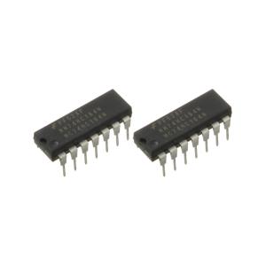 Микросхема MM74HC164N (ИР8) DIP14 Fairchild (упаковка 2шт)