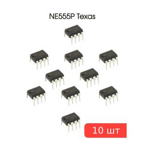 Микросхема NE555P (КР1006ВИ1) DIP8 Texas (упаковка 10шт)
