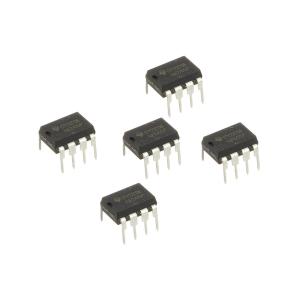 Микросхема NE555P (КР1006ВИ1) DIP8 Texas (упаковка 5шт)