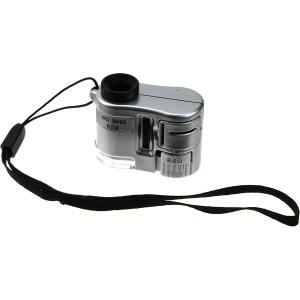 Микроскоп 60x мини, с подсветкой 1СВД 9595