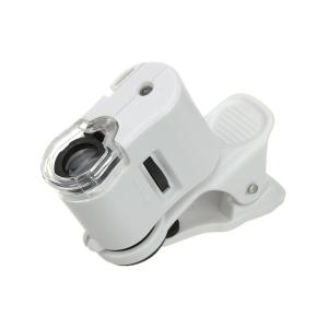 Микроскоп 60x мини, с подсветкой 1СВД 9595W, на прищепке