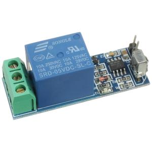 Модуль реле 1 канал на ИК управления (5В 10А) C10